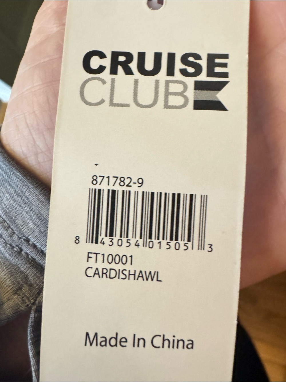 NWT Cruise Club White Pointelle Cardishawl Multi-Way Wrap Poncho Scarf OS - Picture 7 of 7